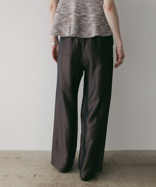 MANOF(マノフ)の「GLITTER RELAX PANTS(その他パンツ・レディース・アイボリー/ブラウン/オレンジ/ピンク・M/S)」の12枚目の写真