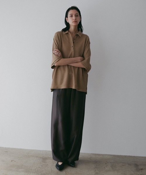 MANOF(マノフ)の「GLITTER RELAX PANTS(その他パンツ・レディース・アイボリー/ブラウン/オレンジ/ピンク・M/S)」の14枚目の写真