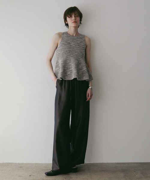 MANOF(マノフ)の「GLITTER RELAX PANTS(その他パンツ・レディース・アイボリー/ブラウン/オレンジ/ピンク・M/S)」の10枚目の写真