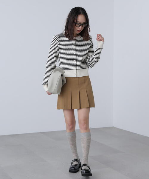 FREE'S MART(フリーズマート)の「◇金ボタンミニケーブルカーディガン(カーディガン/ボレロ・レディース・ネイビー/ホワイト系その他/グレー/ブルー/ブラウン・FREE)」の22枚目の写真