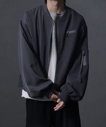 welise（ウェライズ）の「【welise/ウェライズ】ドレープドレスツイル モードギミックショートMA-1（MA-1）」