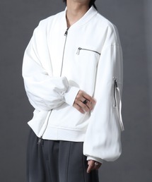 welise（ウェライズ）の「【welise/ウェライズ】ドレープドレスツイル モードギミックショートMA-1（MA-1）」