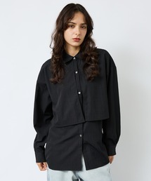 【NOMINE】ロングヨークオーバーシャツ