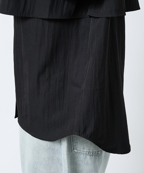 NOMINE(ノミネ)の「【NOMINE】ロングヨークオーバーシャツ(シャツ/ブラウス・レディース・ホワイト/ブラウン/ブラック・フリー)」の18枚目の写真