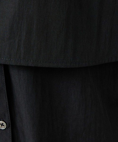 NOMINE(ノミネ)の「【NOMINE】ロングヨークオーバーシャツ(シャツ/ブラウス・レディース・ホワイト/ブラウン/ブラック・フリー)」の19枚目の写真