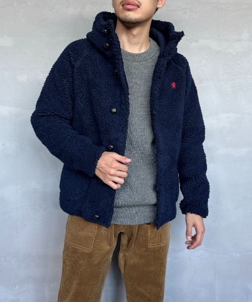 GYMPHLEX（ジムフレックス）の「【WEB限定】[GYMPHLEX/ジムフレックス] ボアフードパーカー（ブルゾン・レディース・ネイビー/グレイッシュベージュ/オフホワイト/ダークベージュ・M/L）」の22枚目の写真