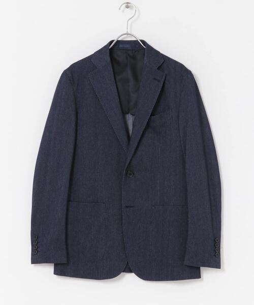 セール】LIFE STYLE TAILOR デニムライクニットジャケット
