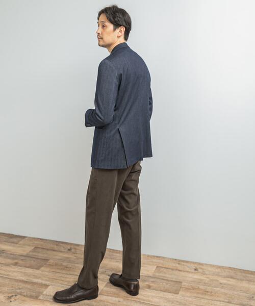 URBAN RESEARCH DOORS（アーバンリサーチドアーズ）の「LIFE STYLE TAILOR　デニムライクニットジャケット（その他アウター・メンズ・ネイビー・44/46/48/50）」の8枚目の写真