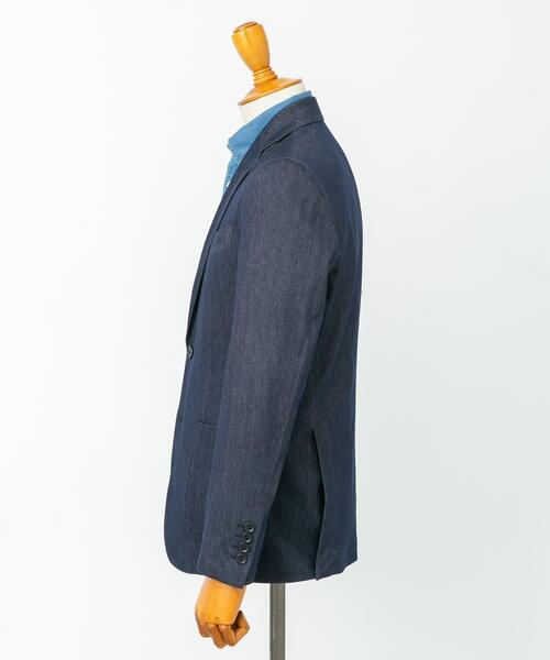 URBAN RESEARCH DOORS（アーバンリサーチドアーズ）の「LIFE STYLE TAILOR　デニムライクニットジャケット（その他アウター・メンズ・ネイビー・44/46/48/50）」の10枚目の写真