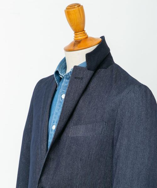 URBAN RESEARCH DOORS（アーバンリサーチドアーズ）の「LIFE STYLE TAILOR　デニムライクニットジャケット（その他アウター・メンズ・ネイビー・44/46/48/50）」の13枚目の写真