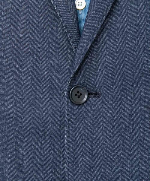 URBAN RESEARCH DOORS（アーバンリサーチドアーズ）の「LIFE STYLE TAILOR　デニムライクニットジャケット（その他アウター・メンズ・ネイビー・44/46/48/50）」の16枚目の写真