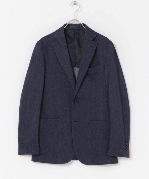 URBAN RESEARCH DOORS（アーバンリサーチドアーズ）の「LIFE STYLE TAILOR　デニムライクニットジャケット（その他アウター・メンズ・ネイビー・44/46/48/50）」の17枚目の写真