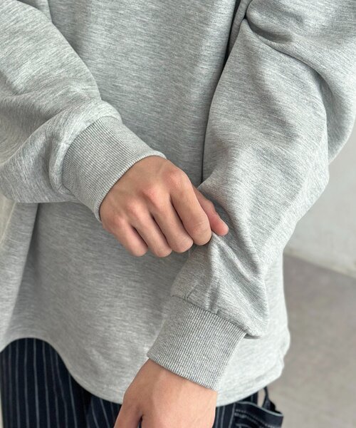 CPCM(シーピーシーエム)の「ダンボールヘンリーネックプルオーバー(Tシャツ/カットソー・レディース・ネイビー/グレー/ブラック・MEDIUM/LARGE)」の9枚目の写真