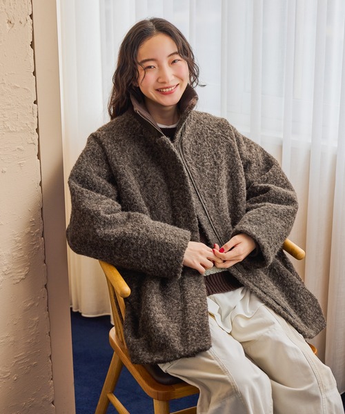 ニコアンド☆Be with M☆misayo ロゴシアープルゾン　グレー 楽天市場】【SALE／40%OFF】ハーフZIPラインニットプルオーバー