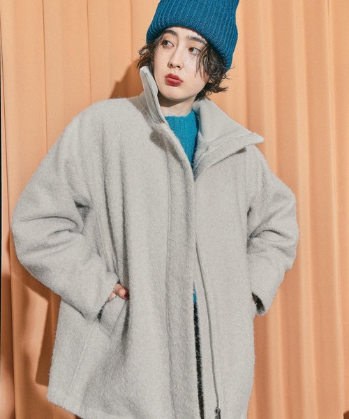 niko and（ニコアンド）の「ブークレZIPブルゾン（ブルゾン）」 - WEAR