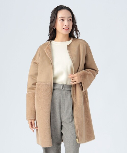 セール】フェイクムートン リバーシブル コート（その他アウター