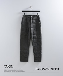 【TAION（タイオン）】〈ウィメンズ〉ベーシック テーパード ダウンパンツ