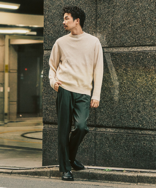 417 EDIFICE（フォーワンセブンエディフィス）の「”4WAYストレッチ”  1タックパンツ（スラックス・メンズ・ブラウン/ブラック/カーキ・LARGE/MEDIUM/SMALL）」の12枚目の写真