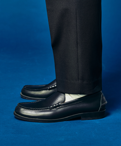 417 EDIFICE（フォーワンセブンエディフィス）の「”4WAYストレッチ”  1タックパンツ（スラックス・メンズ・ブラウン/ブラック/カーキ・LARGE/MEDIUM/SMALL）」の6枚目の写真