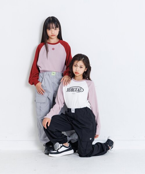 algy（アルジー）の「ラグラントレーナー（スウェット・キッズ・エンジ/オフホワイト/ネイビー・MEDIUM/SMALL/X-SMALL/XX-SMALL）」の6枚目の写真