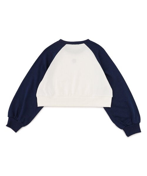 algy（アルジー）の「ラグラントレーナー（スウェット・キッズ・エンジ/オフホワイト/ネイビー・MEDIUM/SMALL/X-SMALL/XX-SMALL）」の15枚目の写真