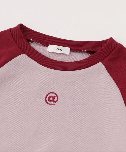 algy（アルジー）の「ラグラントレーナー（スウェット・キッズ・エンジ/オフホワイト/ネイビー・MEDIUM/SMALL/X-SMALL/XX-SMALL）」の17枚目の写真