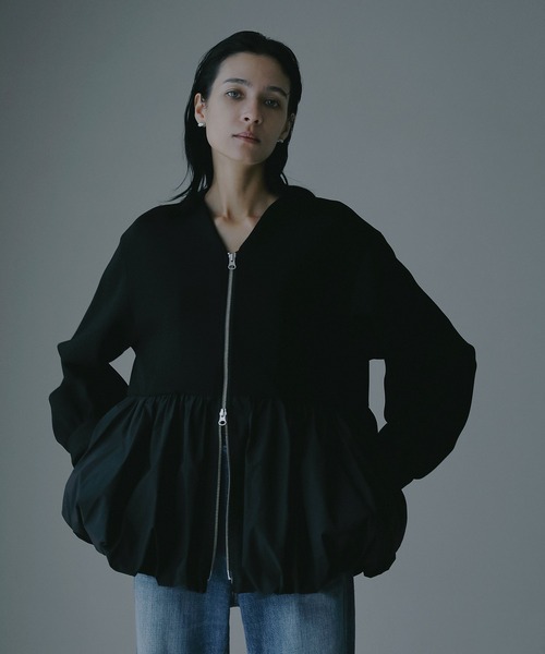 ジャケット・アウター MANOF DOUBLE KNIT BALLOON BLOUSON MANOF（マノフ）の「DOUBLE KNIT BALOON BLOUSON（ブルゾン）」 - WEAR