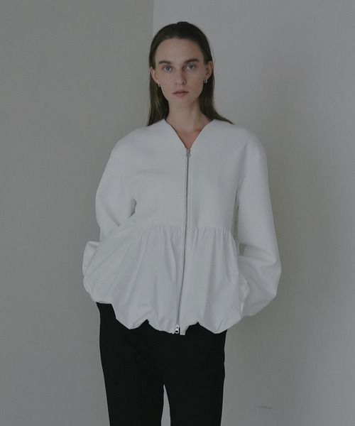 セール】DOUBLE KNIT BALOON BLOUSON（ブルゾン）｜MANOF（マノフ）の