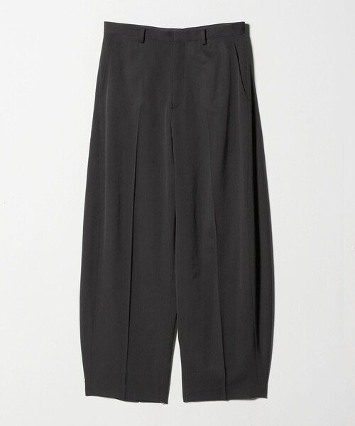 6(ROKU)＞グレー カーブ パンツ（スラックス）｜6（ロク）の