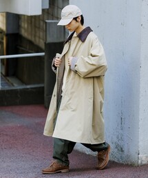 FLUGGE コットンビックシルエットコート　ベージュ FLUGGE コットンビックシルエットコート ベージュ