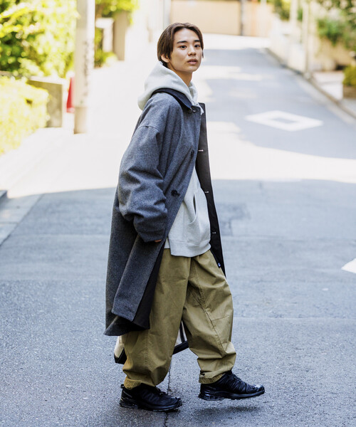 限定展開 ビッグシルエット コーデュロイカラー リバーシブル ステン