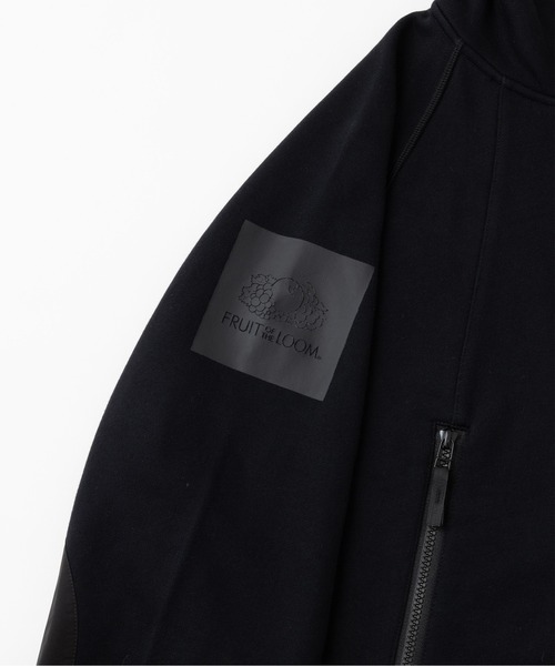 FRUIT OF THE LOOM(フルーツオブザルーム)の「【FRUIT OF THE LOOM】FTL×WILD THINGS ワイルドシングス コラボ/HAPPY SWEAT JACKET(ブルゾン・メンズ・ブラック/ベージュ・M/L)」の14枚目の写真