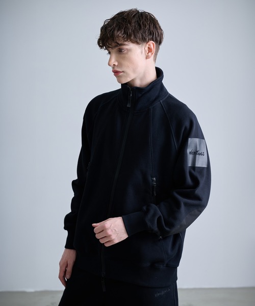 FRUIT OF THE LOOM(フルーツオブザルーム)の「【FRUIT OF THE LOOM】FTL×WILD THINGS ワイルドシングス コラボ/HAPPY SWEAT JACKET(ブルゾン・メンズ・ブラック/ベージュ・M/L)」の5枚目の写真