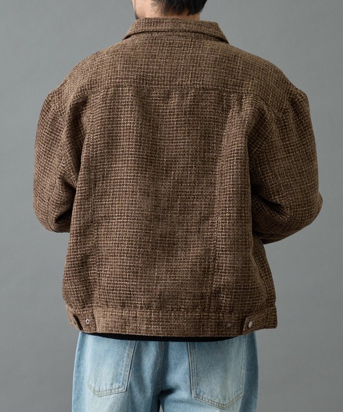COLONY 2139（コロニートゥーワンスリーナイン）の「モールツイードCPOジャケット（その他アウター・メンズ・ブラック/ブラウン・MEDIUM/LARGE）」の5枚目の写真