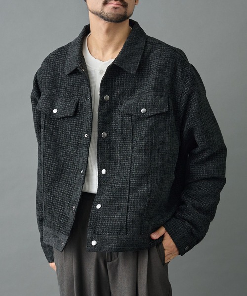 COLONY 2139（コロニートゥーワンスリーナイン）の「モールツイードCPOジャケット（その他アウター・メンズ・ブラック/ブラウン・MEDIUM/LARGE）」の13枚目の写真