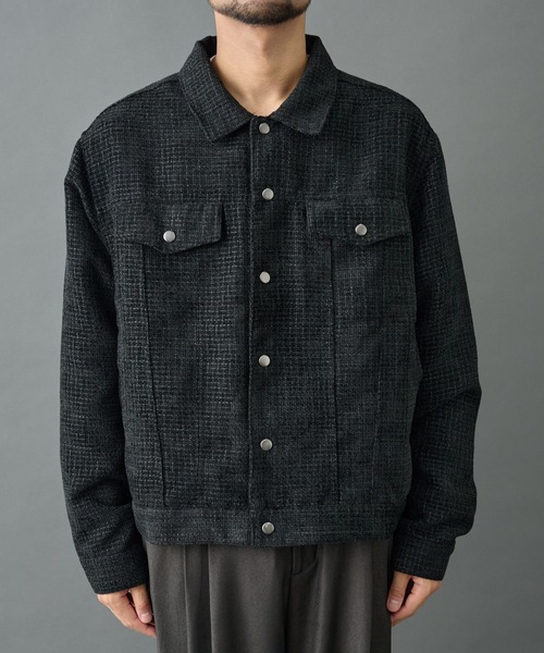 COLONY 2139（コロニートゥーワンスリーナイン）の「モールツイードCPOジャケット（その他アウター・メンズ・ブラック/ブラウン・MEDIUM/LARGE）」の11枚目の写真
