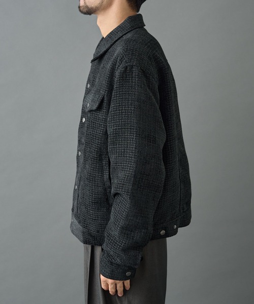COLONY 2139（コロニートゥーワンスリーナイン）の「モールツイードCPOジャケット（その他アウター・メンズ・ブラック/ブラウン・MEDIUM/LARGE）」の12枚目の写真