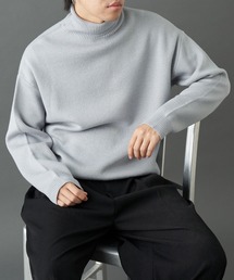 新品❣️エンリコドマーニ ENRICO DOMANI ニット 長袖 毛90% 白 新色追加】ショート丈セーラー襟ニット（ニット/セーター