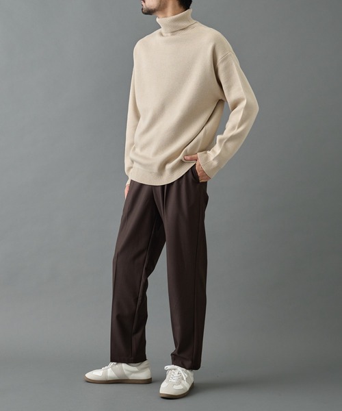 COLONY 2139(コロニートゥーワンスリーナイン)の「リサイクルポリタートルネックニット(ニット/セーター・メンズ・グレー/チャコールグレー/アイボリー/ブラック・MEDIUM/LARGE)」の20枚目の写真