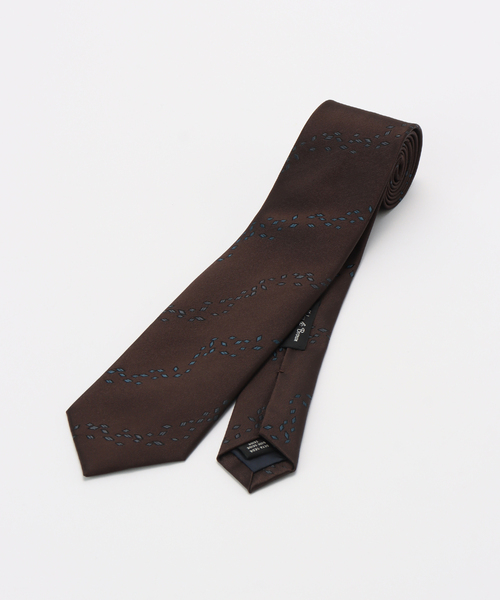 EDIFICE（エディフィス）の「Holliday & Brown(ホリデー & ブラウン) Geometric タイ（ネクタイ・メンズ・ブラウン/ネイビー・FREE）」の3枚目の写真