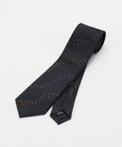 EDIFICE（エディフィス）の「Holliday & Brown(ホリデー & ブラウン) Geometric タイ（ネクタイ・メンズ・ブラウン/ネイビー・FREE）」の4枚目の写真