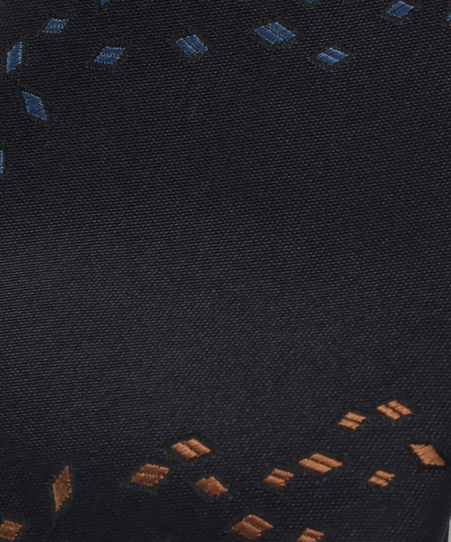 EDIFICE（エディフィス）の「Holliday & Brown(ホリデー & ブラウン) Geometric タイ（ネクタイ・メンズ・ブラウン/ネイビー・FREE）」の7枚目の写真