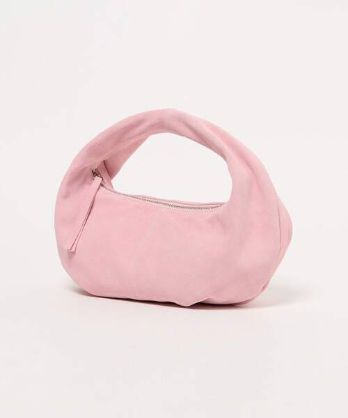 BEAUTY&YOUTH UNITED ARROWS（ビューティーアンドユースユナイテッドアローズ）の「ムーン タック ミニ ワンショルダーバッグ（ショルダーバッグ・レディース・ブラック/ライトピンク・FREE）」の4枚目の写真