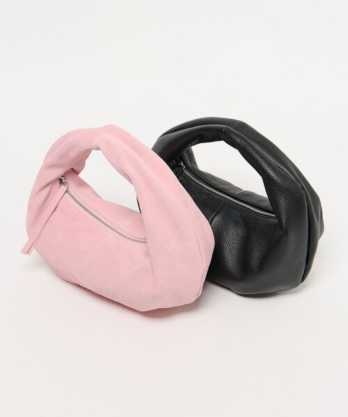 BEAUTY&YOUTH UNITED ARROWS（ビューティーアンドユースユナイテッドアローズ）の「ムーン タック ミニ ワンショルダーバッグ（ショルダーバッグ・レディース・ブラック/ライトピンク・FREE）」の17枚目の写真