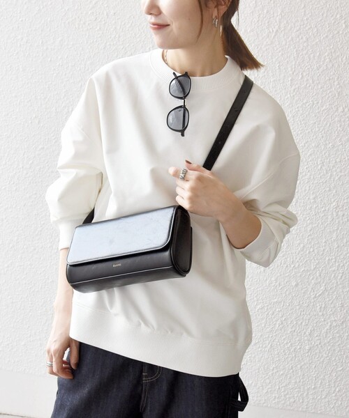 SHIPS any:〈洗濯機可能〉裏起毛 クルーネック コクーン プルオーバー