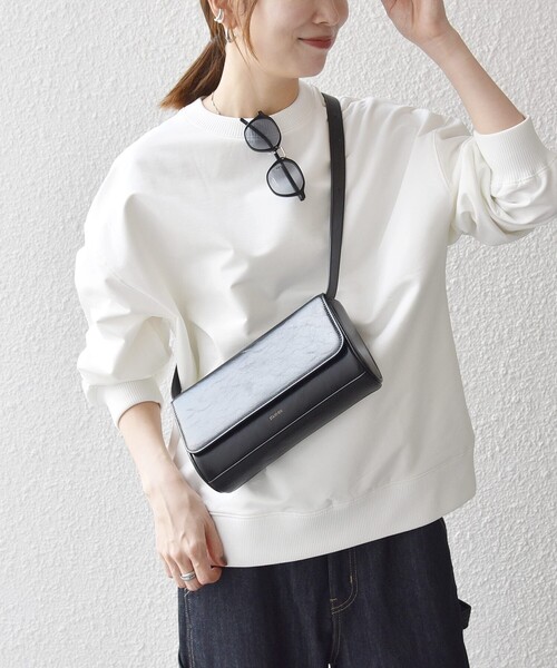 SHIPS any(シップス エニィ)の「SHIPS any:〈洗濯機可能〉裏起毛 クルーネック コクーン プルオーバー(Tシャツ/カットソー・レディース・ホワイト/ネイビー/オリーブ・ONE SIZE)」の7枚目の写真