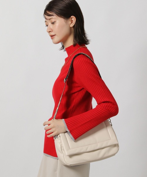 LAKOLE（ラコレ）の「パデットアソート柄ショルダーバッグ / 587752（ショルダーバッグ・レディース・ボルドー/オフホワイト/ブラック・FREE）」の2枚目の写真