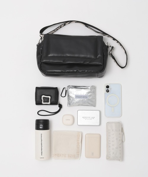 LAKOLE（ラコレ）の「パデットアソート柄ショルダーバッグ / 587752（ショルダーバッグ・レディース・ボルドー/オフホワイト/ブラック・FREE）」の22枚目の写真