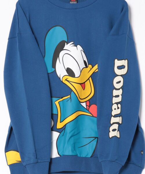 Disney（ディズニー）の「親子お揃い ディズニー BIGフェイストレーナー 0897A（スウェット・レディース・その他26/その他9/ブラック×レッド/その他12/その他13/ホワイト×ブルー・S/M/XL/L）」の11枚目の写真
