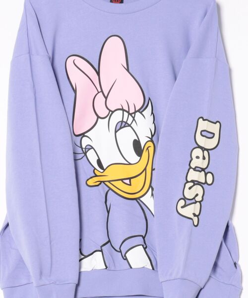 Disney（ディズニー）の「親子お揃い ディズニー BIGフェイストレーナー 0897A（スウェット・レディース・その他26/その他9/ブラック×レッド/その他12/その他13/ホワイト×ブルー・S/M/XL/L）」の7枚目の写真